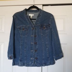 Dress Barn Jean Jacket Size Mediun